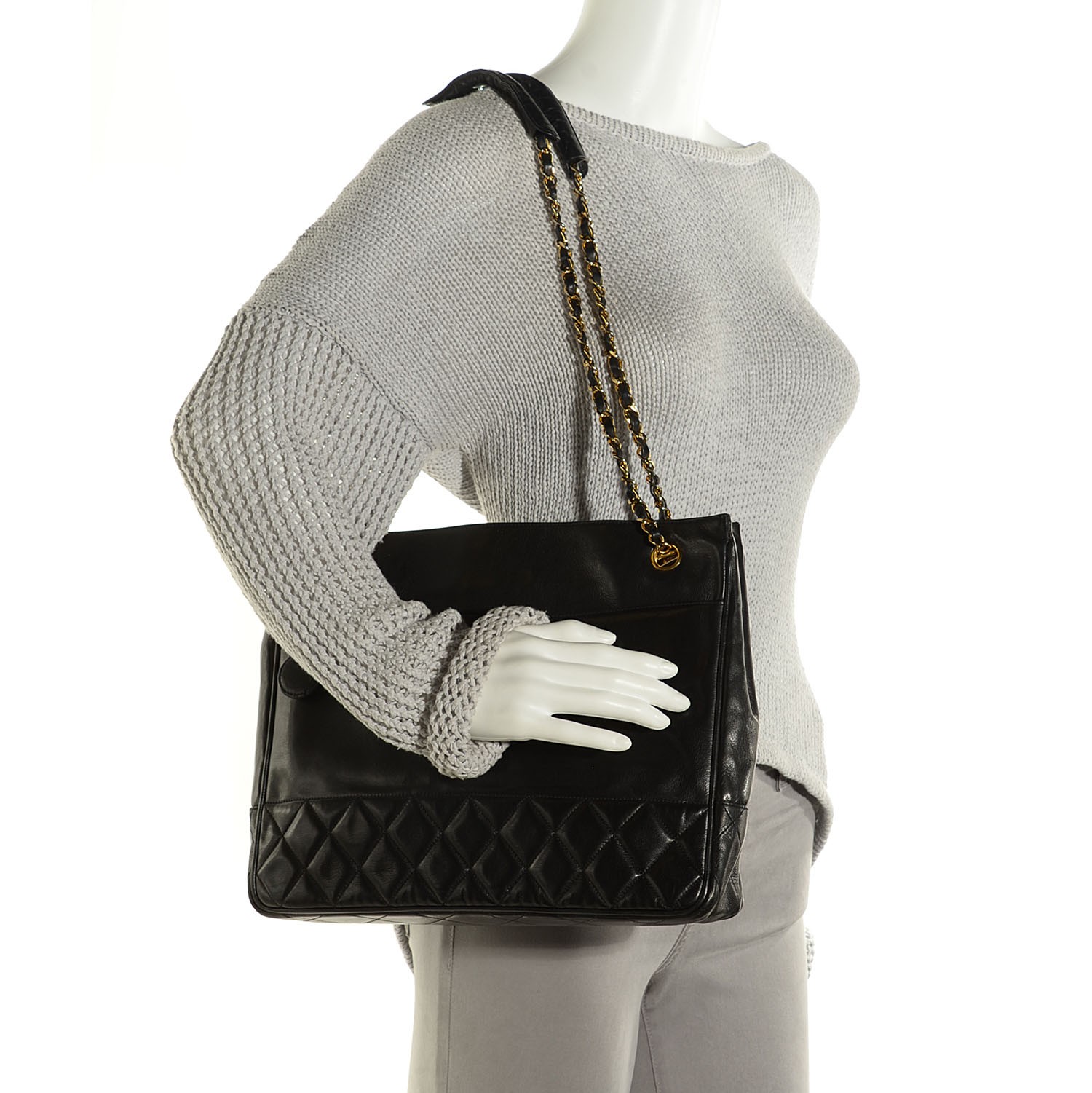 lambskin shoulder bag