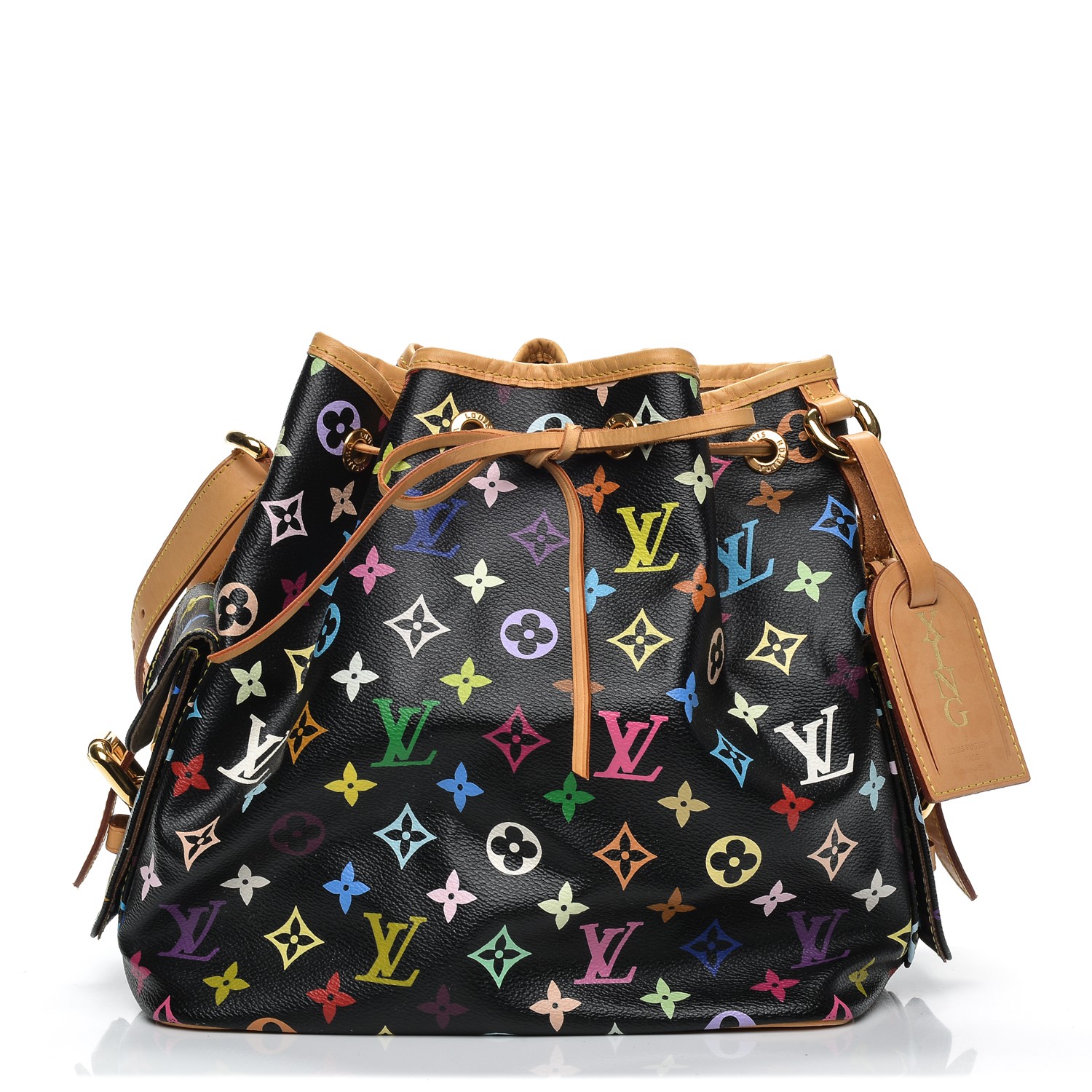 LOUIS VUITTON Multicolor Petit Noe Black 195378