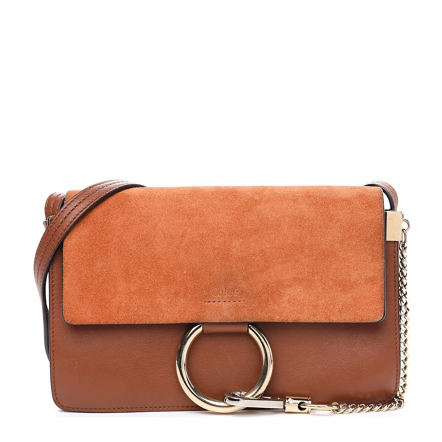 chloe faye bag tobacco