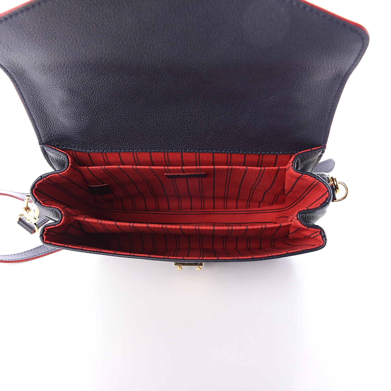 louis vuitton empreinte pochette metis marine rouge