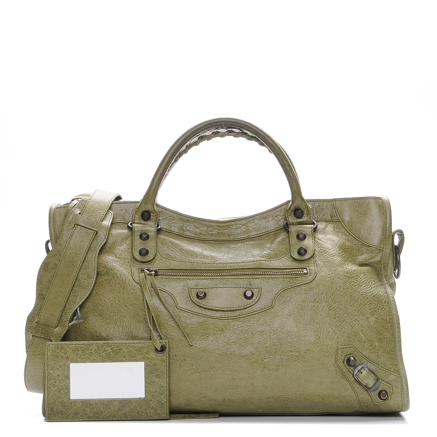 balenciaga city bag olive