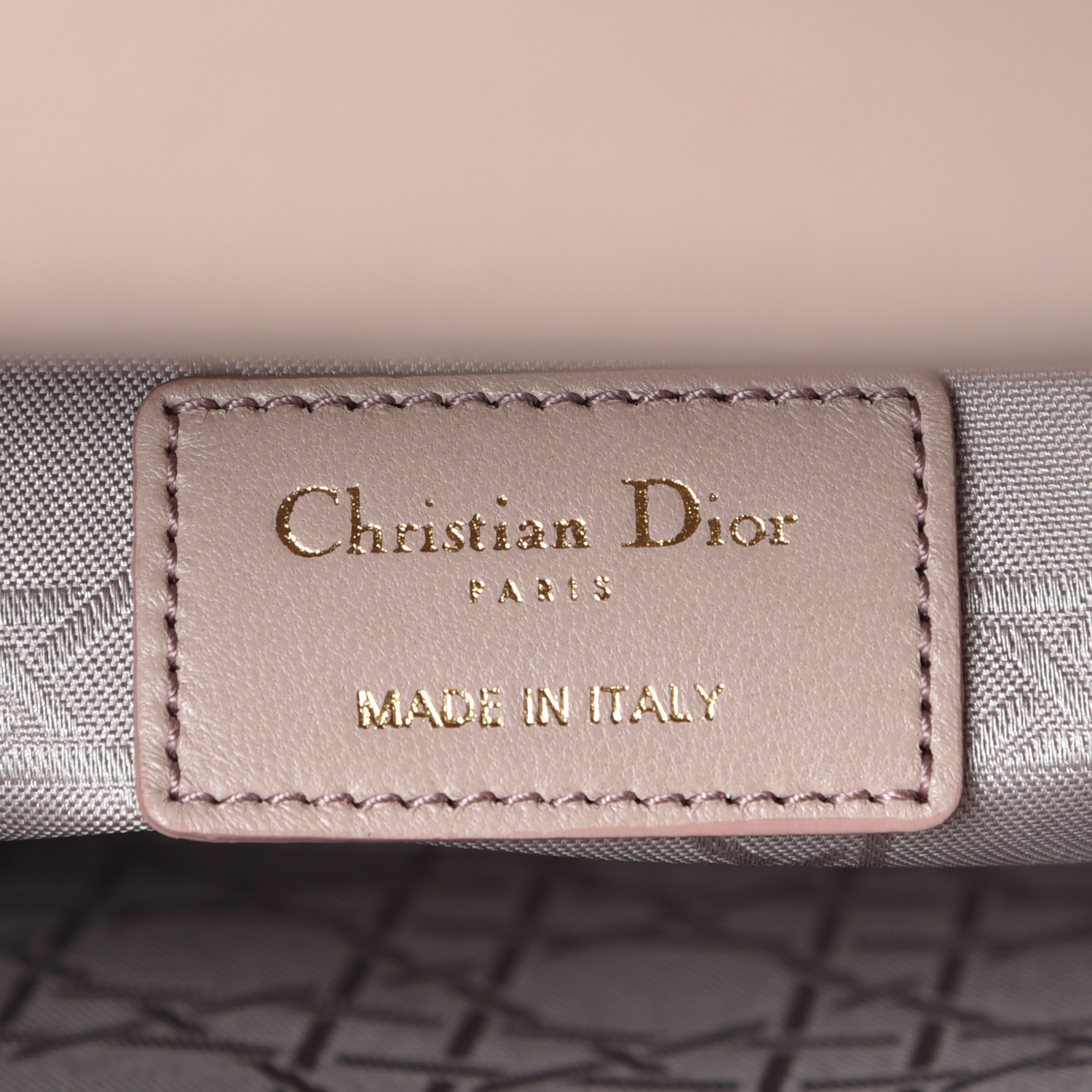 Christian Dior Lambskin Cannage Small My Lady Dior Light Pink