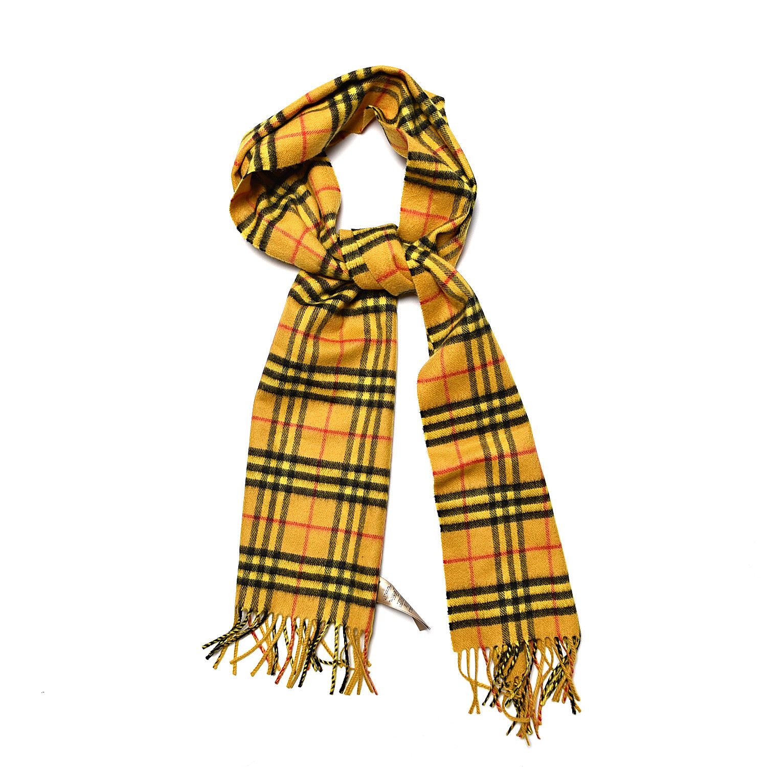 burberry yellow scarf