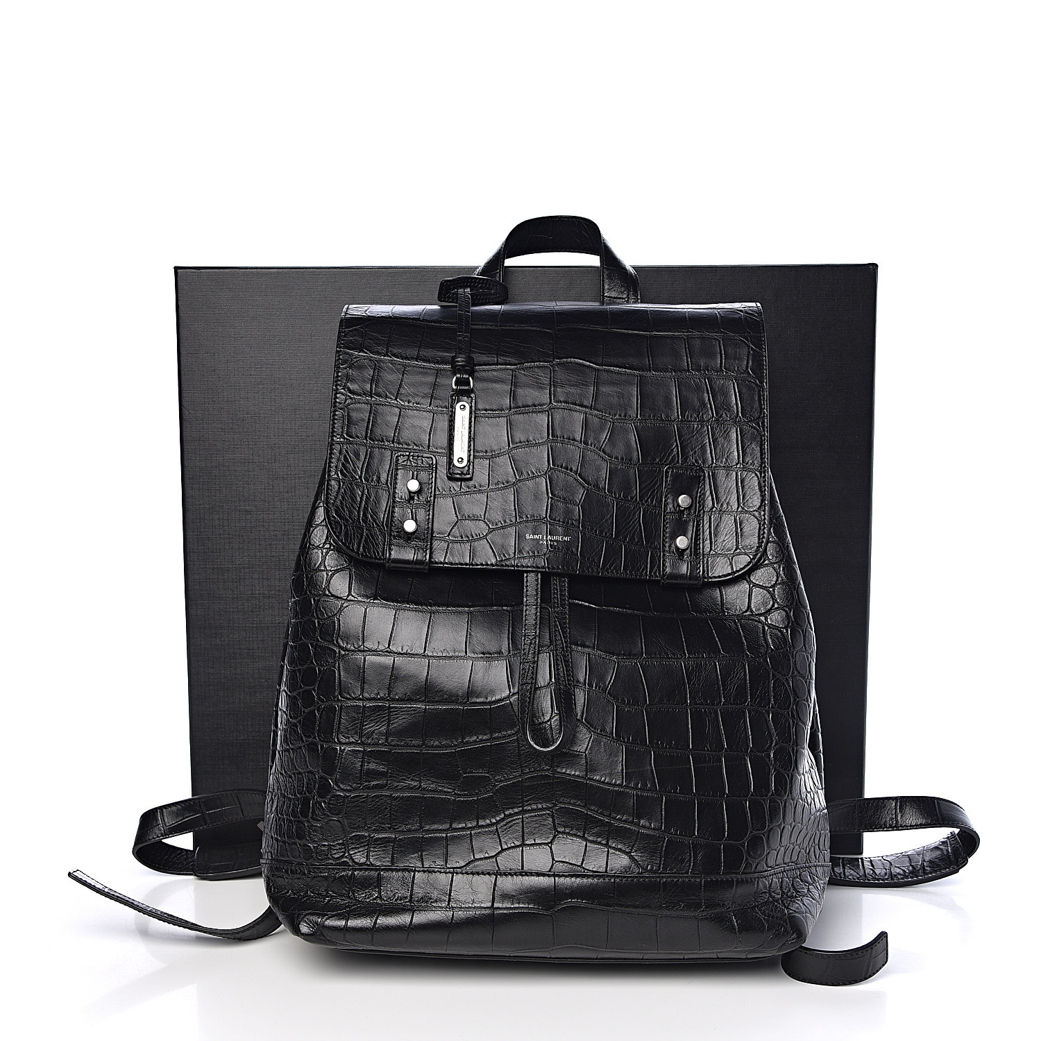 saint laurent sac de jour crocodile