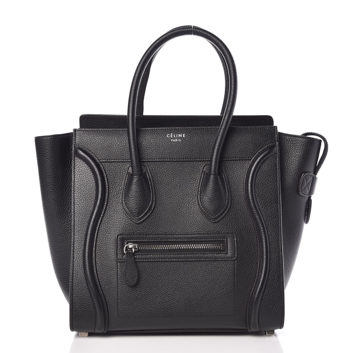 celine micro luggage drummed calfskin