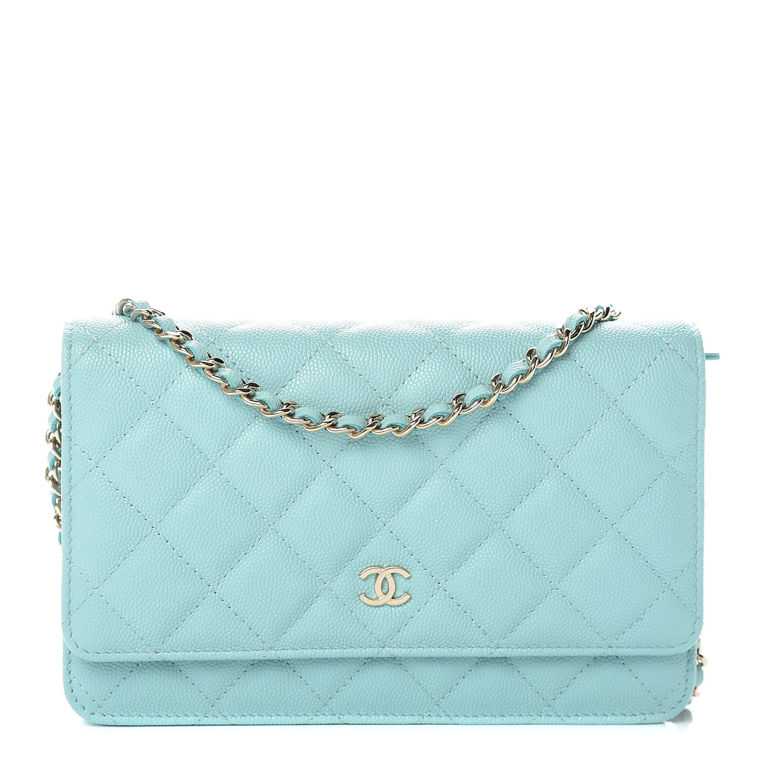 chanel tiffany blue wallet