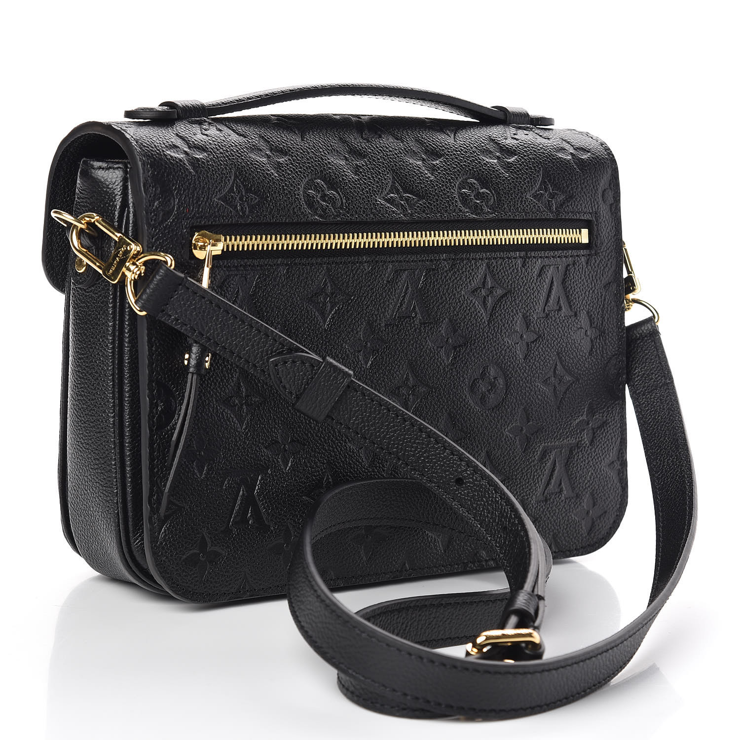 louis vuitton pochette metis empreinte black