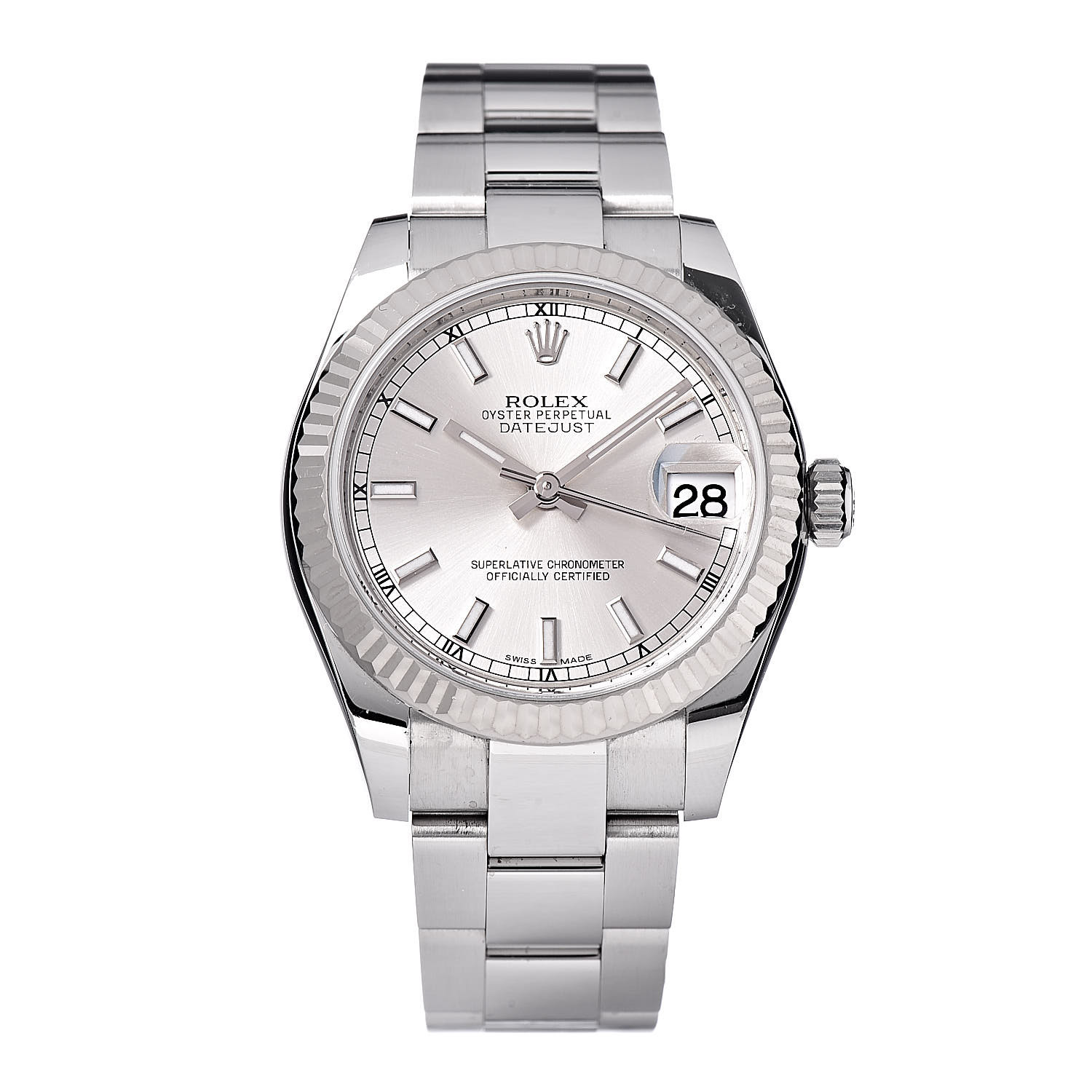 datejust 31 white gold