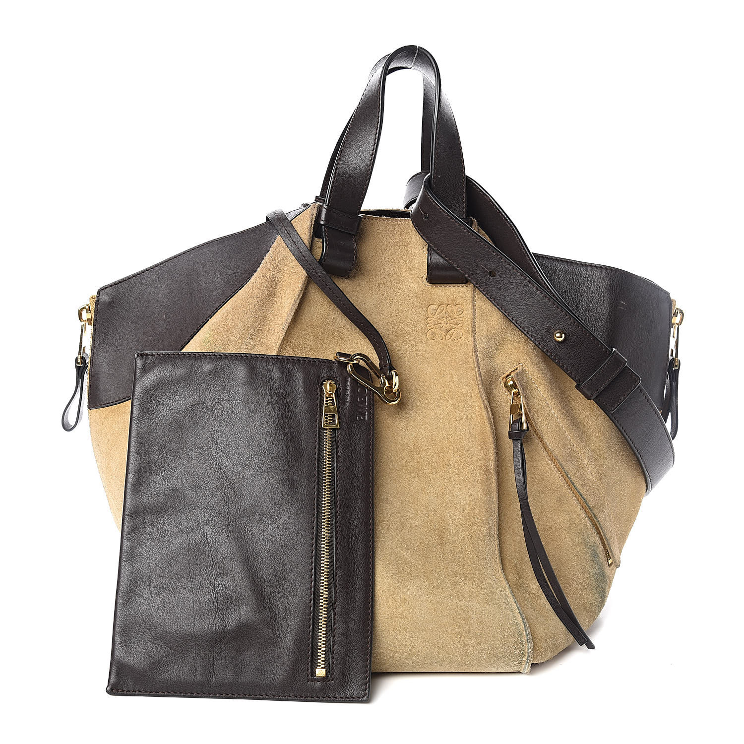 loewe hammock medium leather shoulder bag