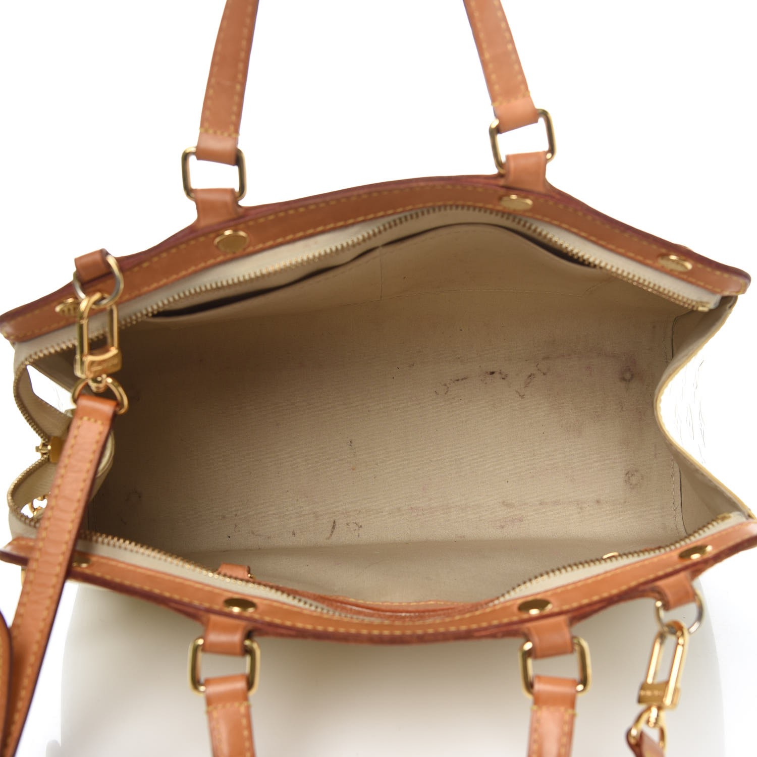 100% Authentic Louis Vuitton Brea MM Epi Ivory handbag shoulder