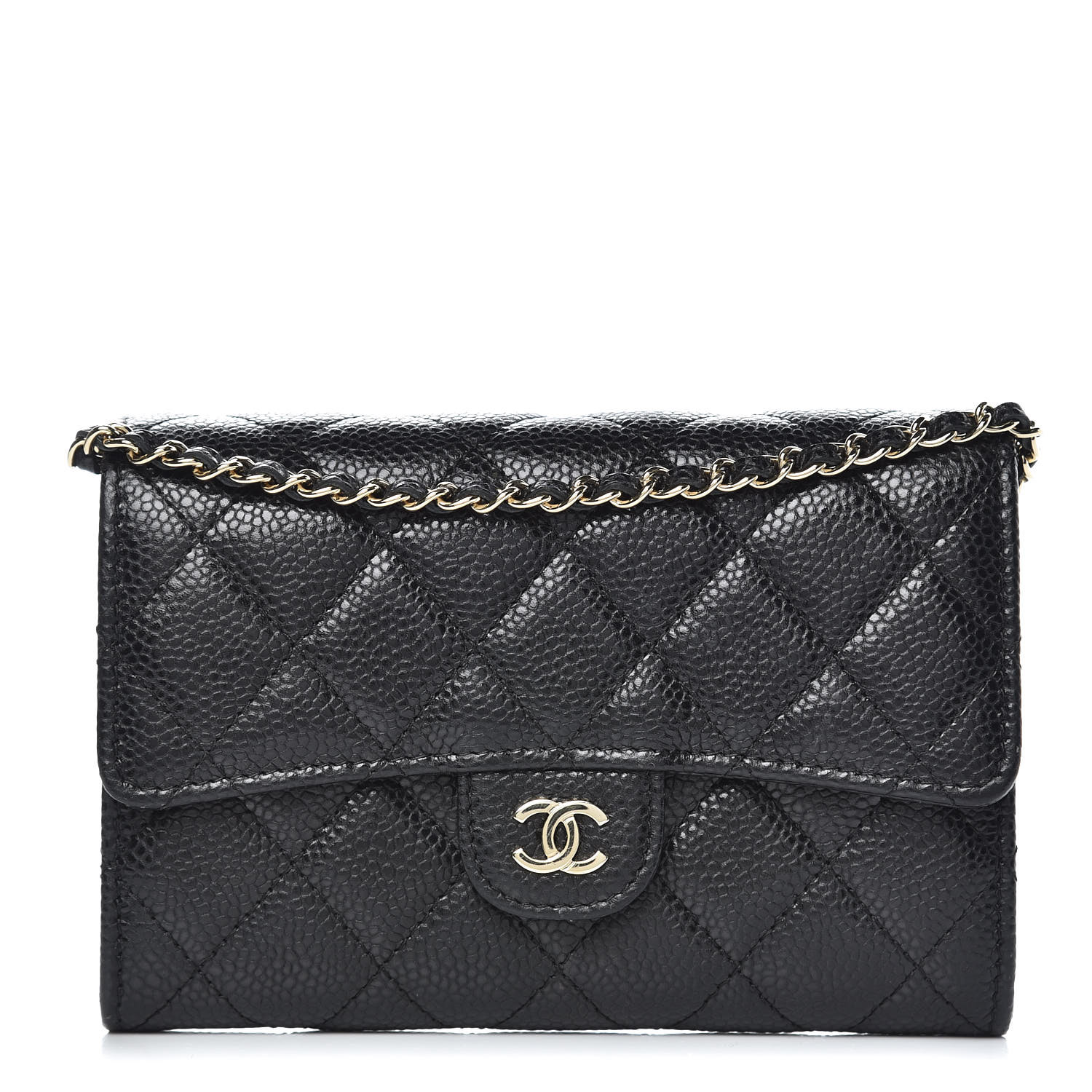 chanel classic clutch on chain