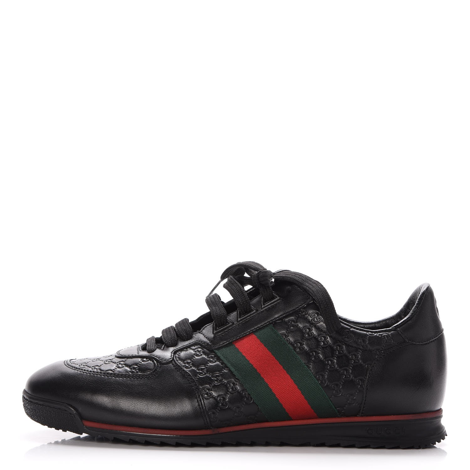 gucci mens trainers black