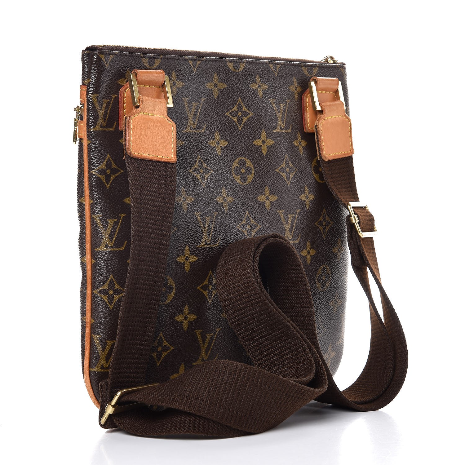 Auth Louis Vuitton Monogram Pochette Bosphore Shoulder Bag M40044 Used