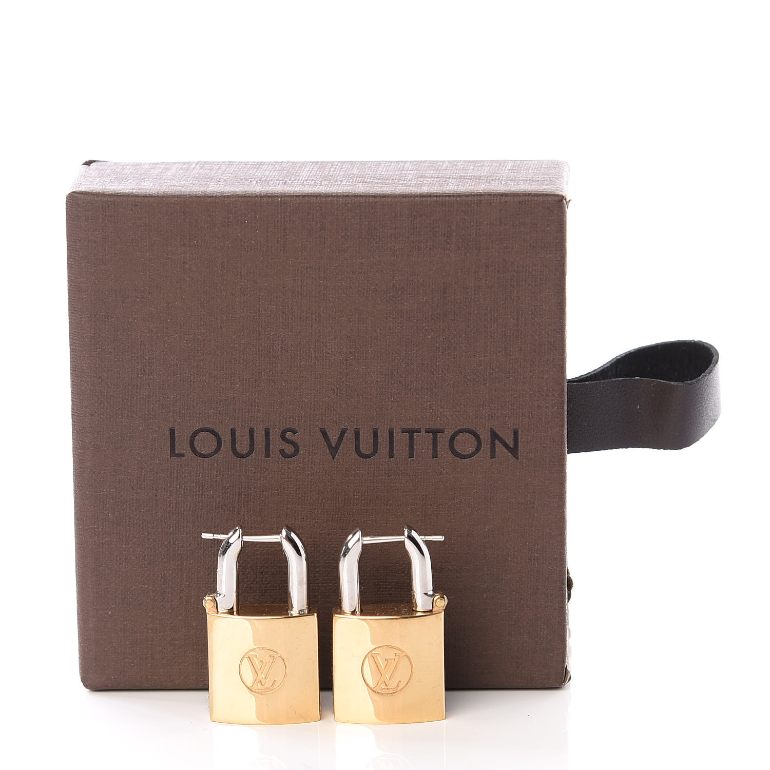 Louis Vuitton Louise Hoop Earrings Gold 556875