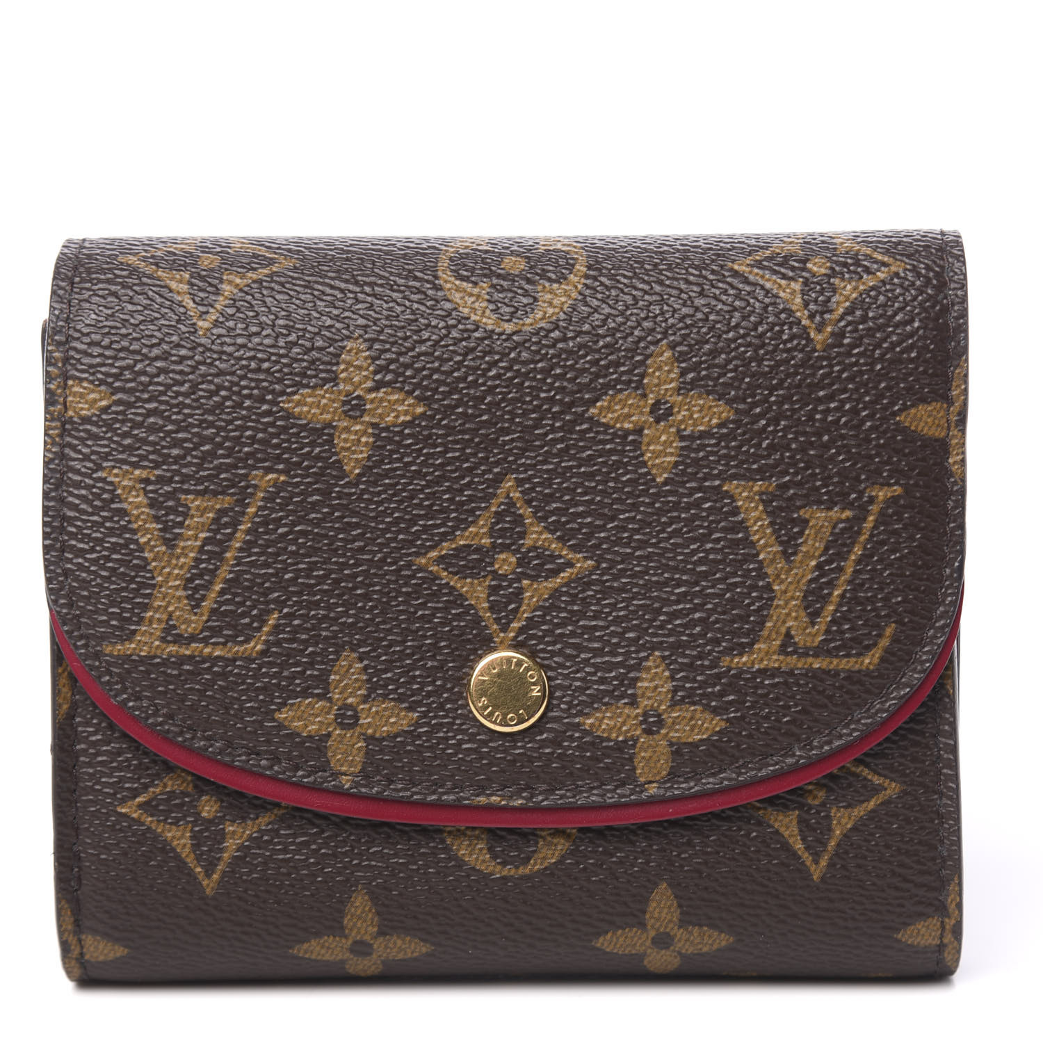 Louis Vuitton Magnolia Leather Capucines Compact Wallet For Sale at 1stDibs