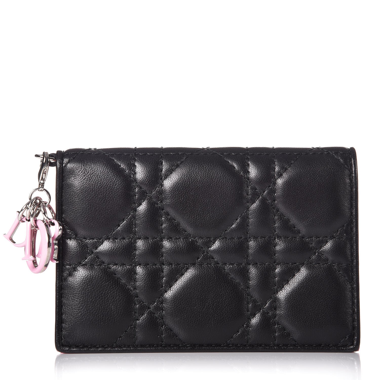 lady dior zip card holder