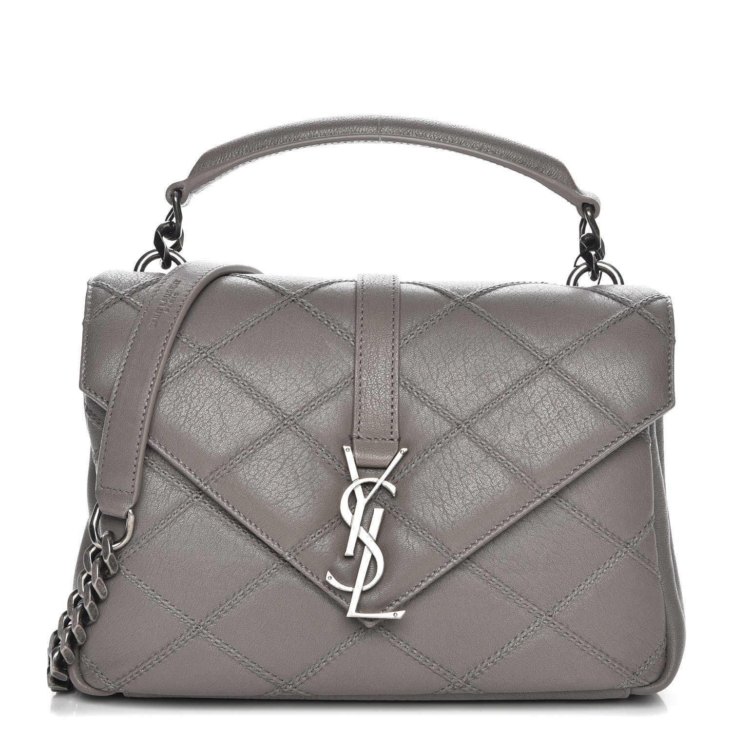 ysl quilted monogram bag