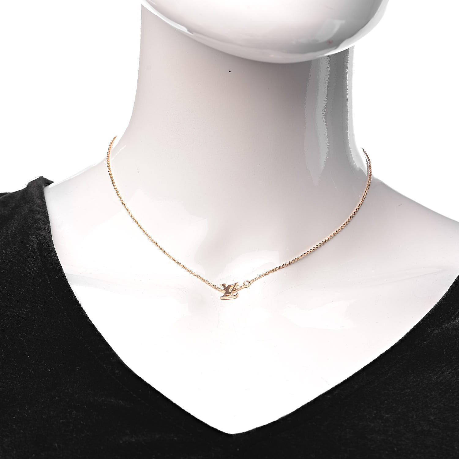 Louis Vuitton 18K Diamond Idylle Blossom XL 3 Golds Necklace