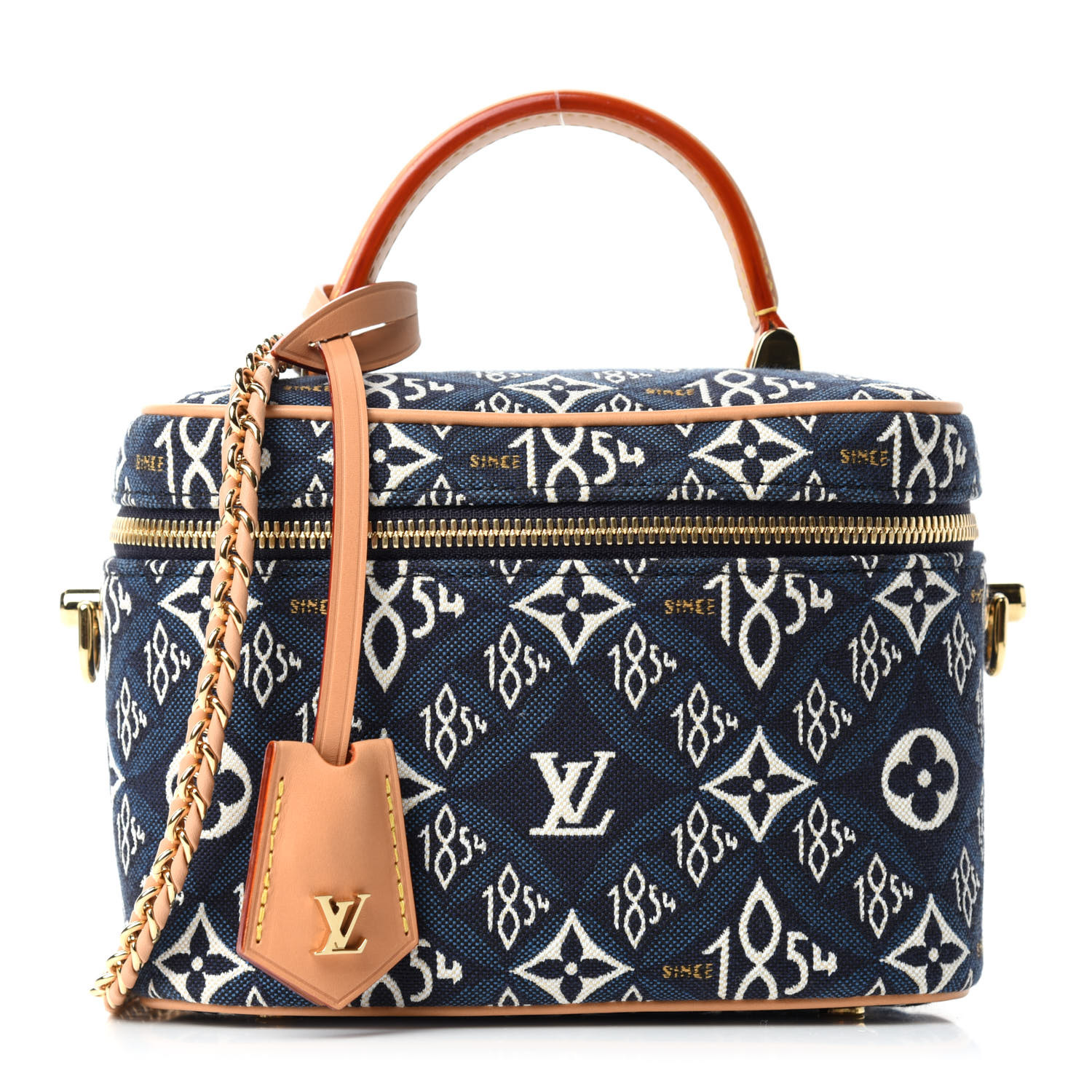 Louis Vuitton Jacquard Since 1854 Vanity Pm Blue Fashionphile