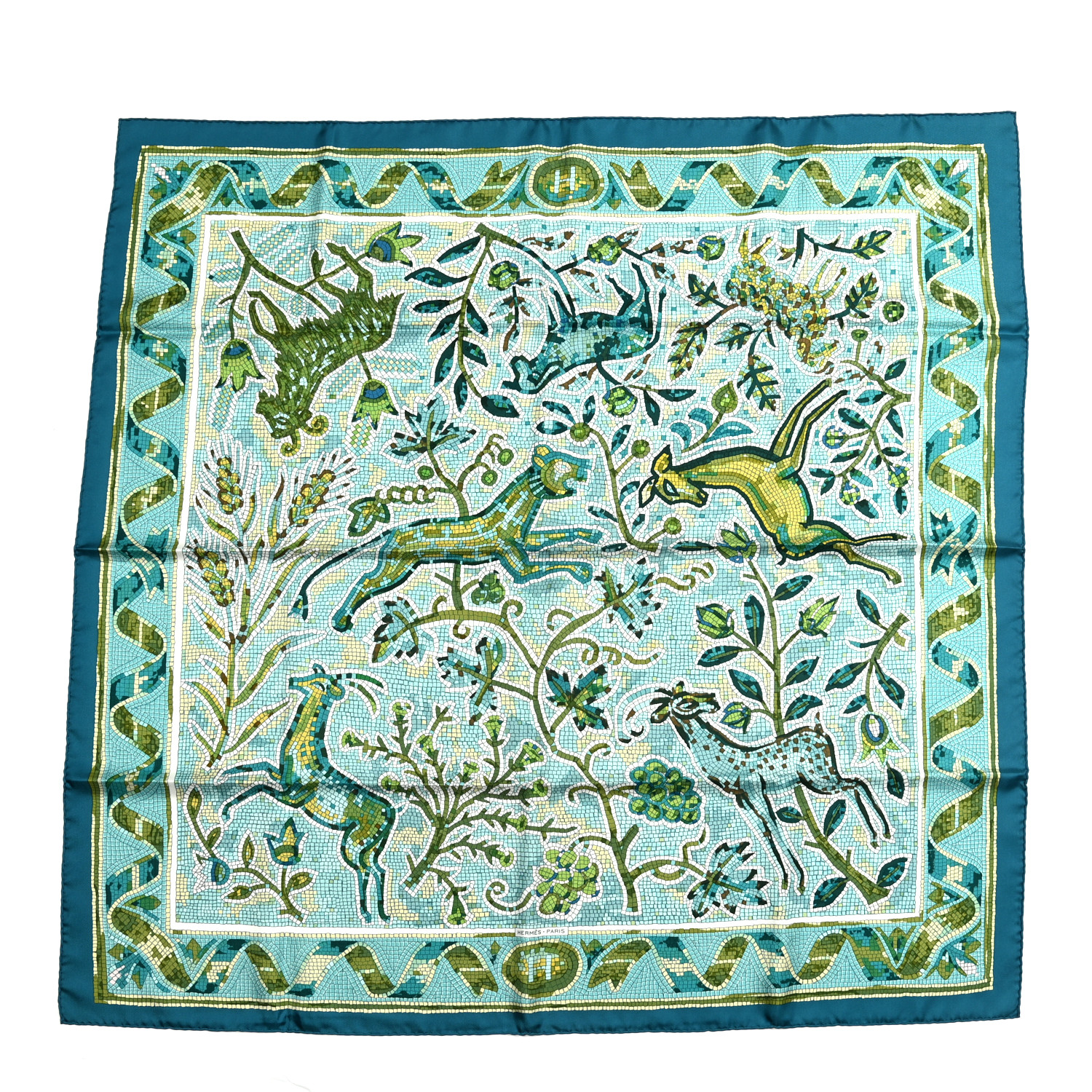 HERMES Silk Pavement Scarf 90 938074 | FASHIONPHILE