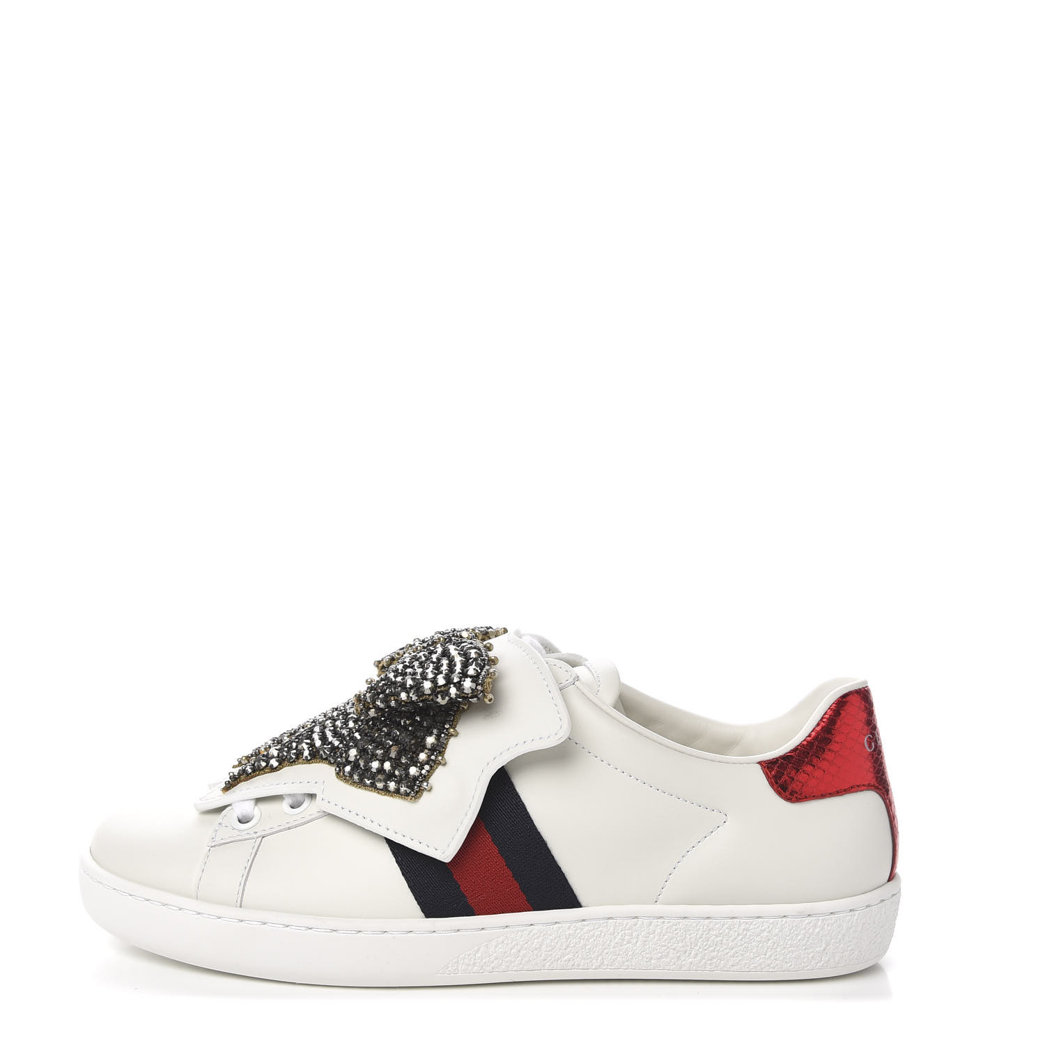 gucci bow sneakers