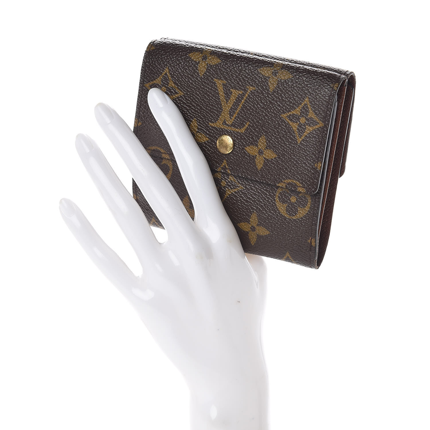 Buy Free Shipping LOUIS VUITTON M61654 Compact Portefeuille Elise