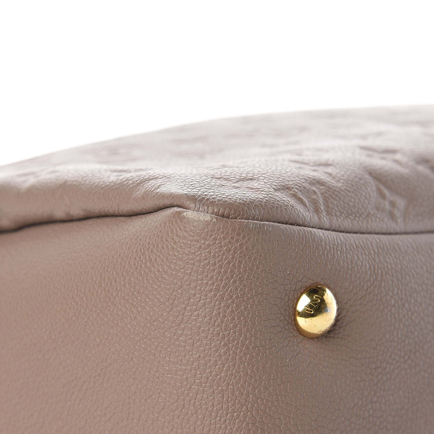 Louis Vuitton Ponthieu Taupe Glace Beige Monogram Empreinte