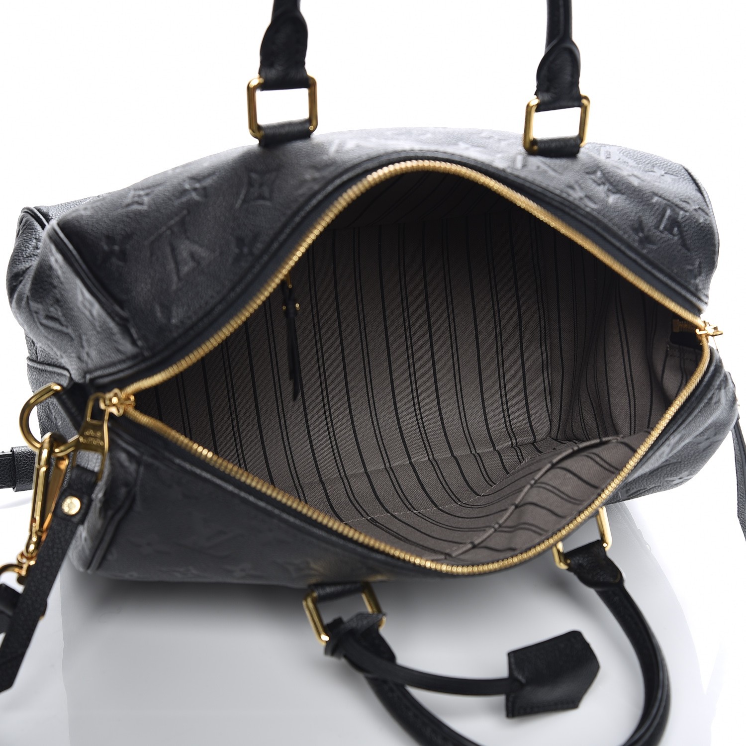 Louis Vuitton Empreinte Speedy Bandouliere 30 Noir Black - Speedy 25