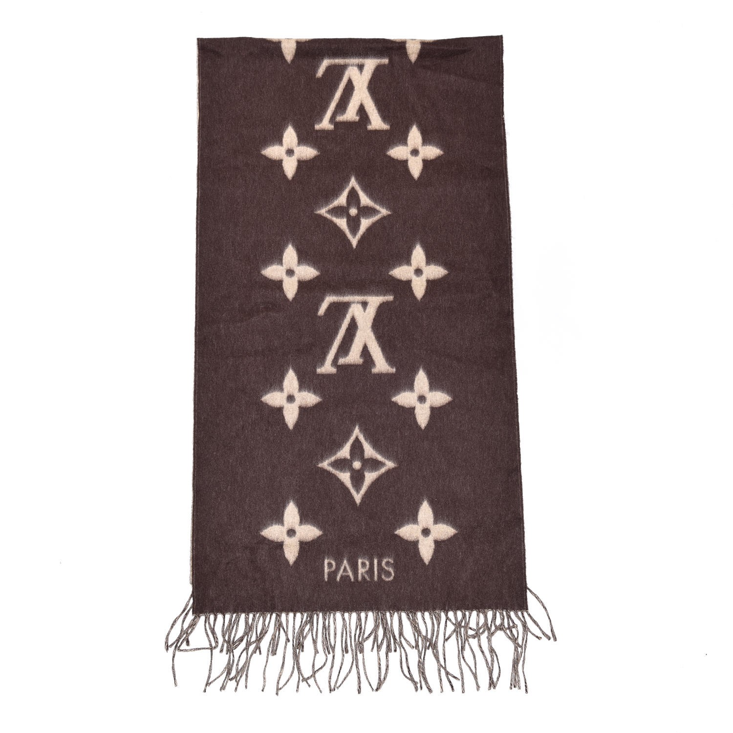 Louis Vuitton Reykjavik LV Monogram Scarf - Brown Scarves and Shawls,  Accessories - LOU756702