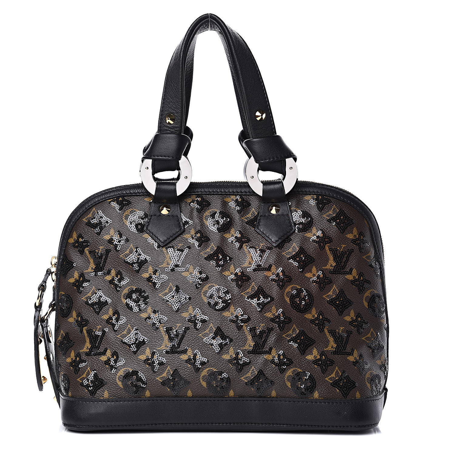 Pre-owned Alma Black Glitter Handbag