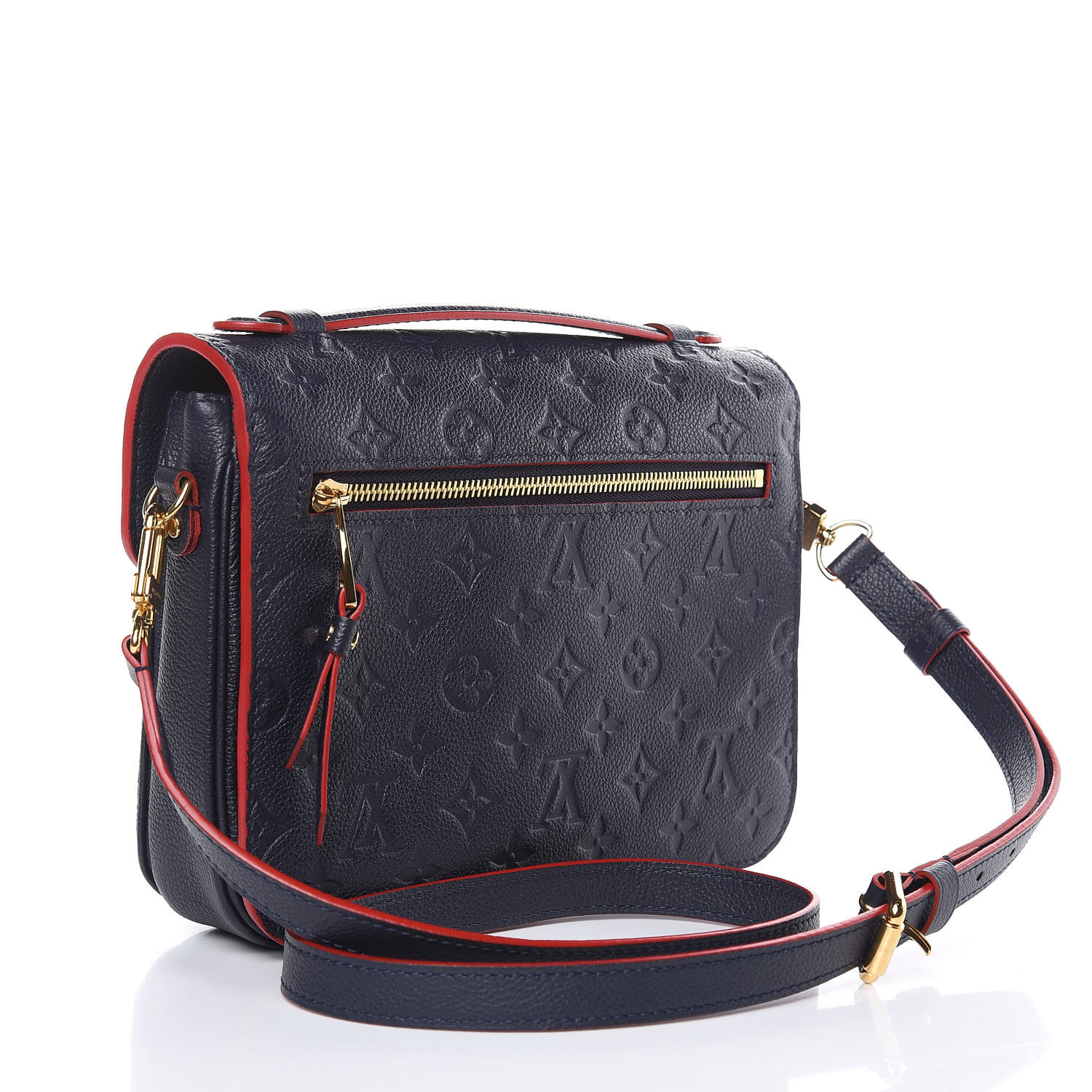 louis vuitton empreinte pochette metis marine rouge