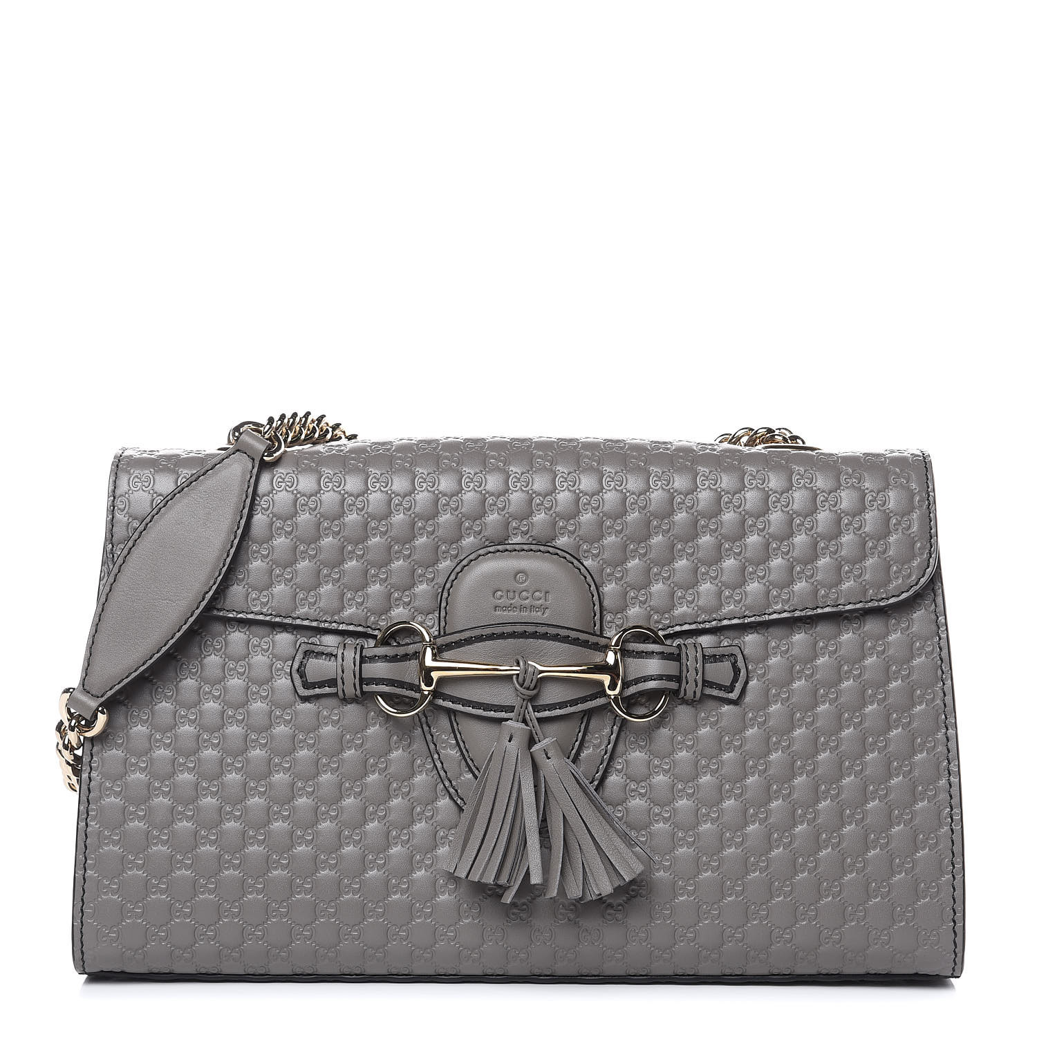 gucci microguccissima medium emily chain shoulder bag