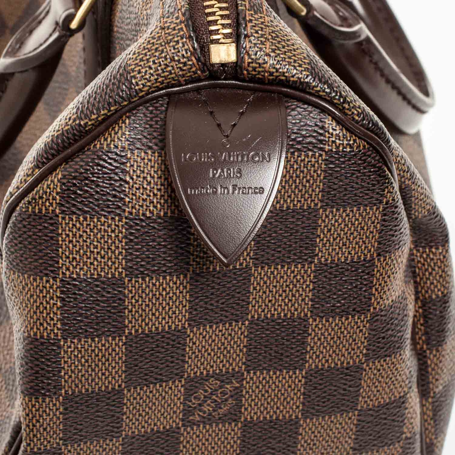 LOUIS VUITTON Damier Ebene Speedy 25 35134 | FASHIONPHILE