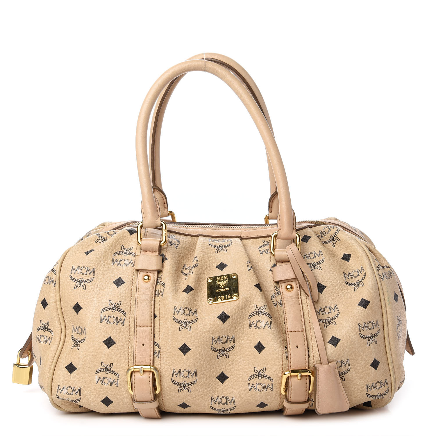 Mcm boston bag discount medium