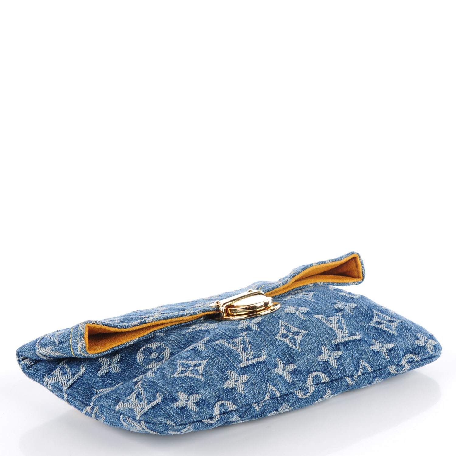 louis vuitton denim clutch