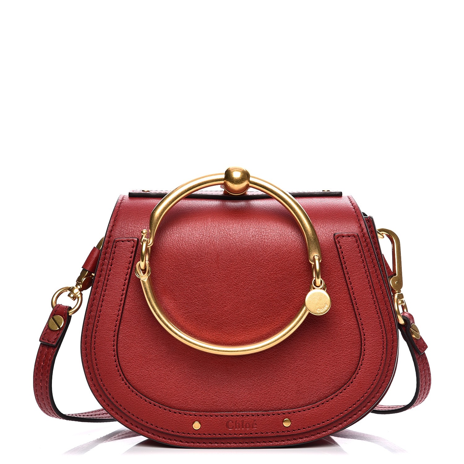 chloe red bag