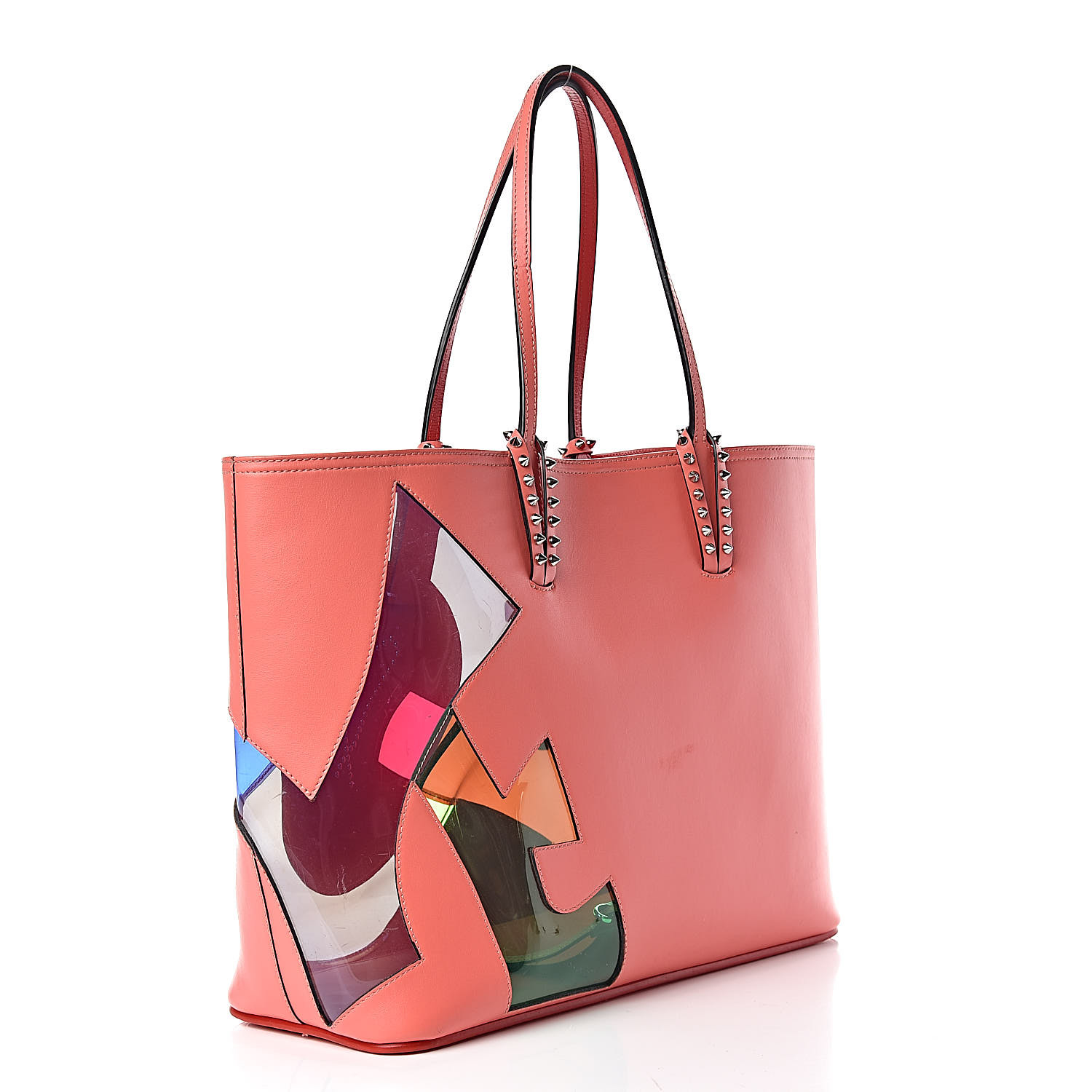 cabata loubinthesky red sole tote bag