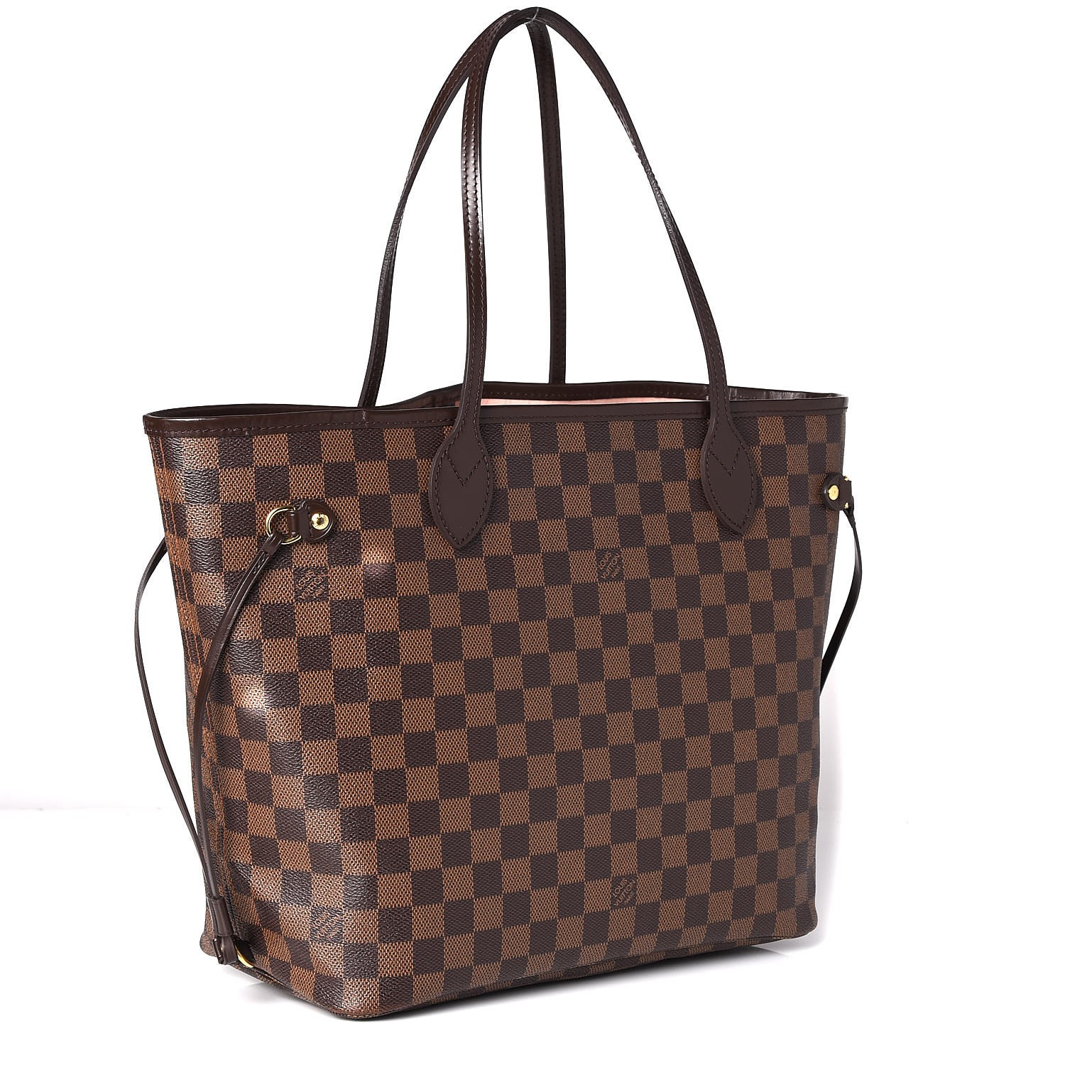 Neverfull damier ebene online rose ballerine