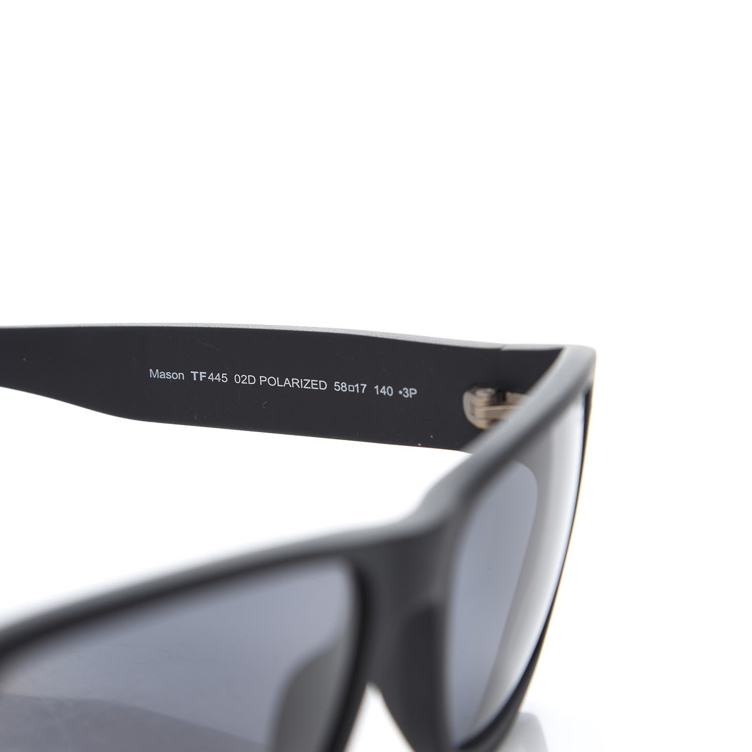 TOM FORD Polarized Mason Sunglasses TF445 Black 326181