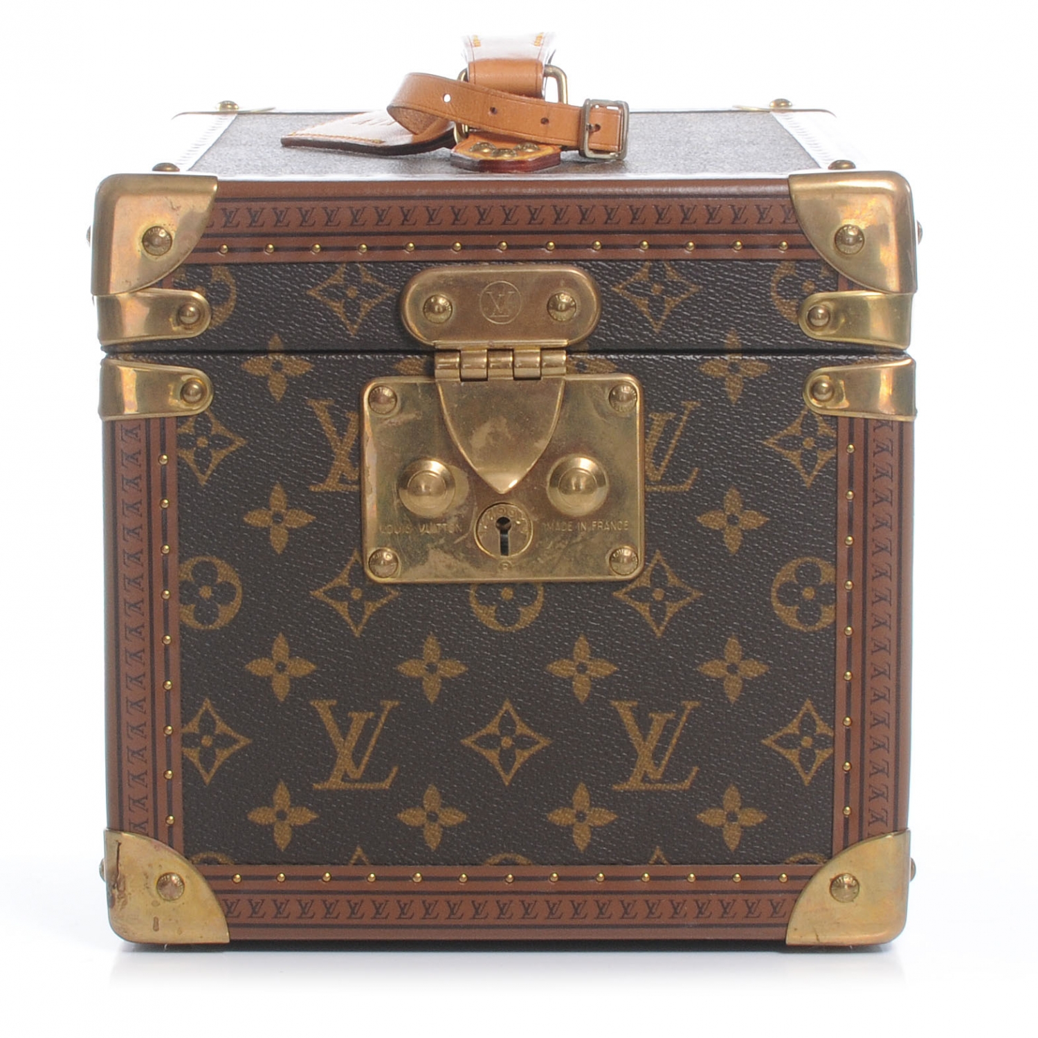 Louis Vuitton, Bags, Louis Vuitton Damier Azure Trunk Boite Flacons Beauty  Case Monogram Train Trunk