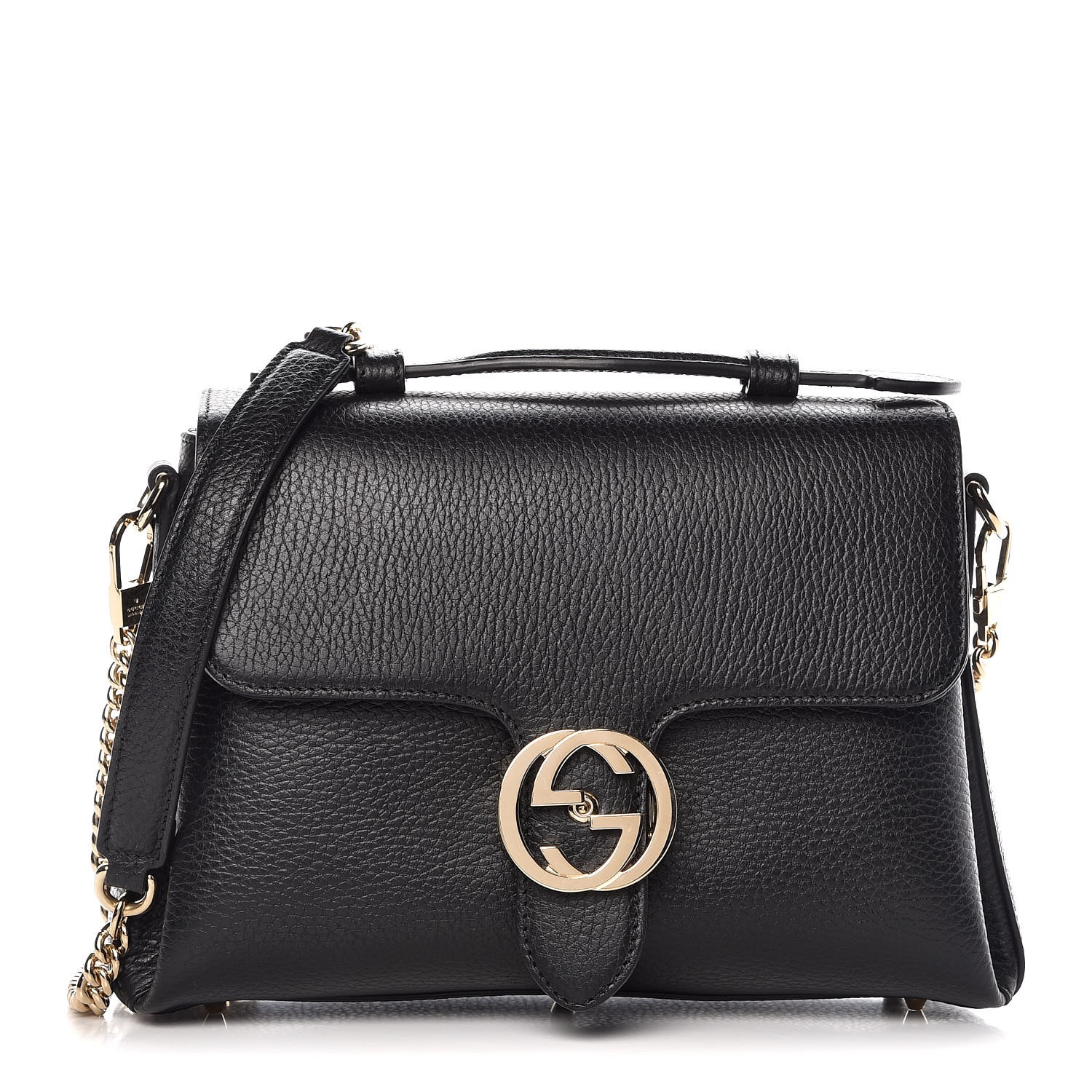 gucci dollar calfskin interlocking g shoulder bag