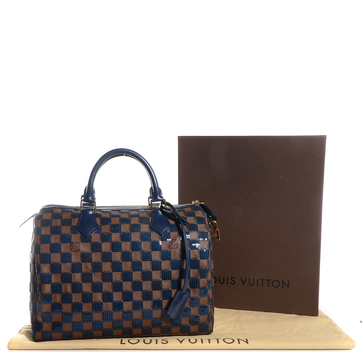 damier paillettes speedy 30