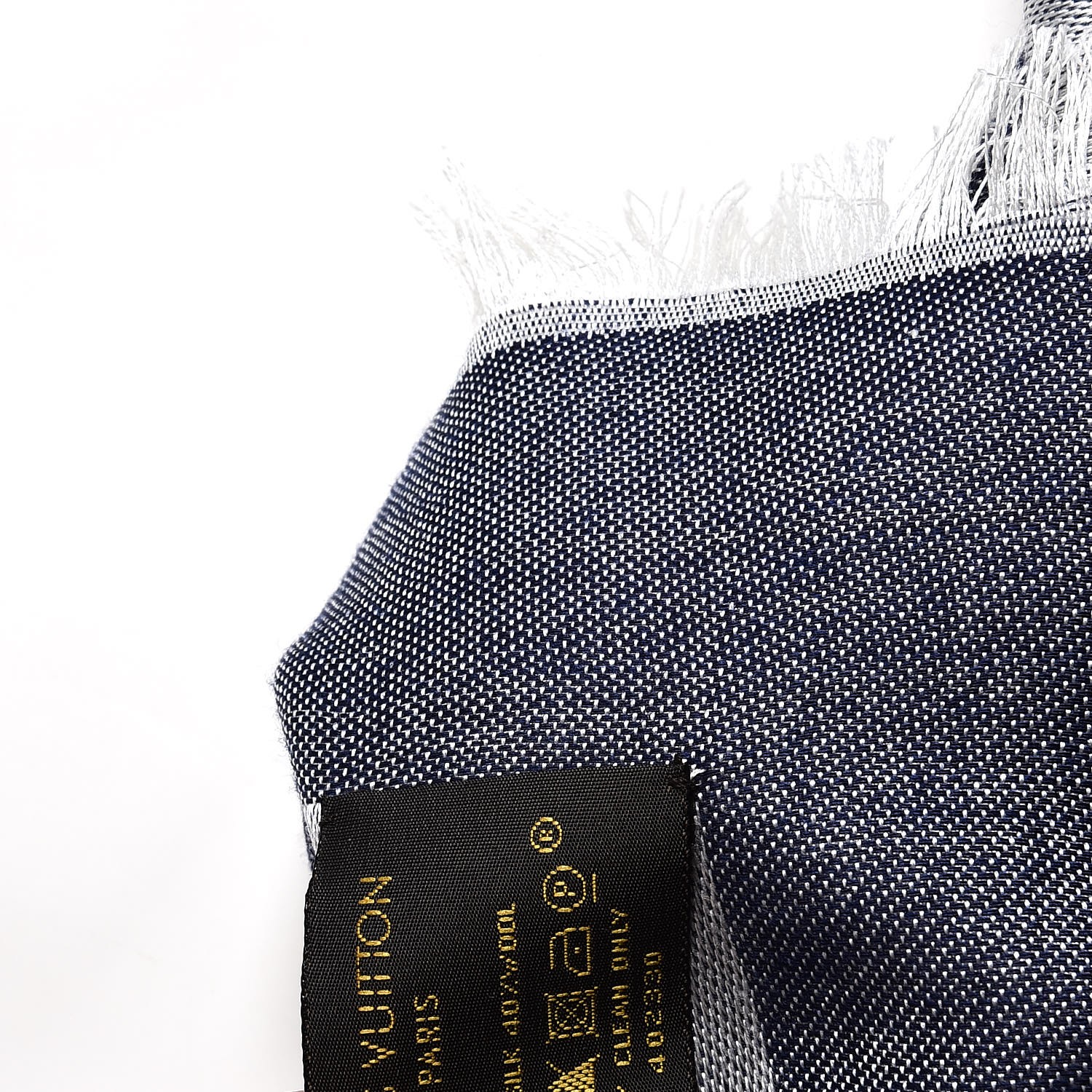 New Louis Vuitton Black Jungle Wool Silk Shawl at 1stDibs