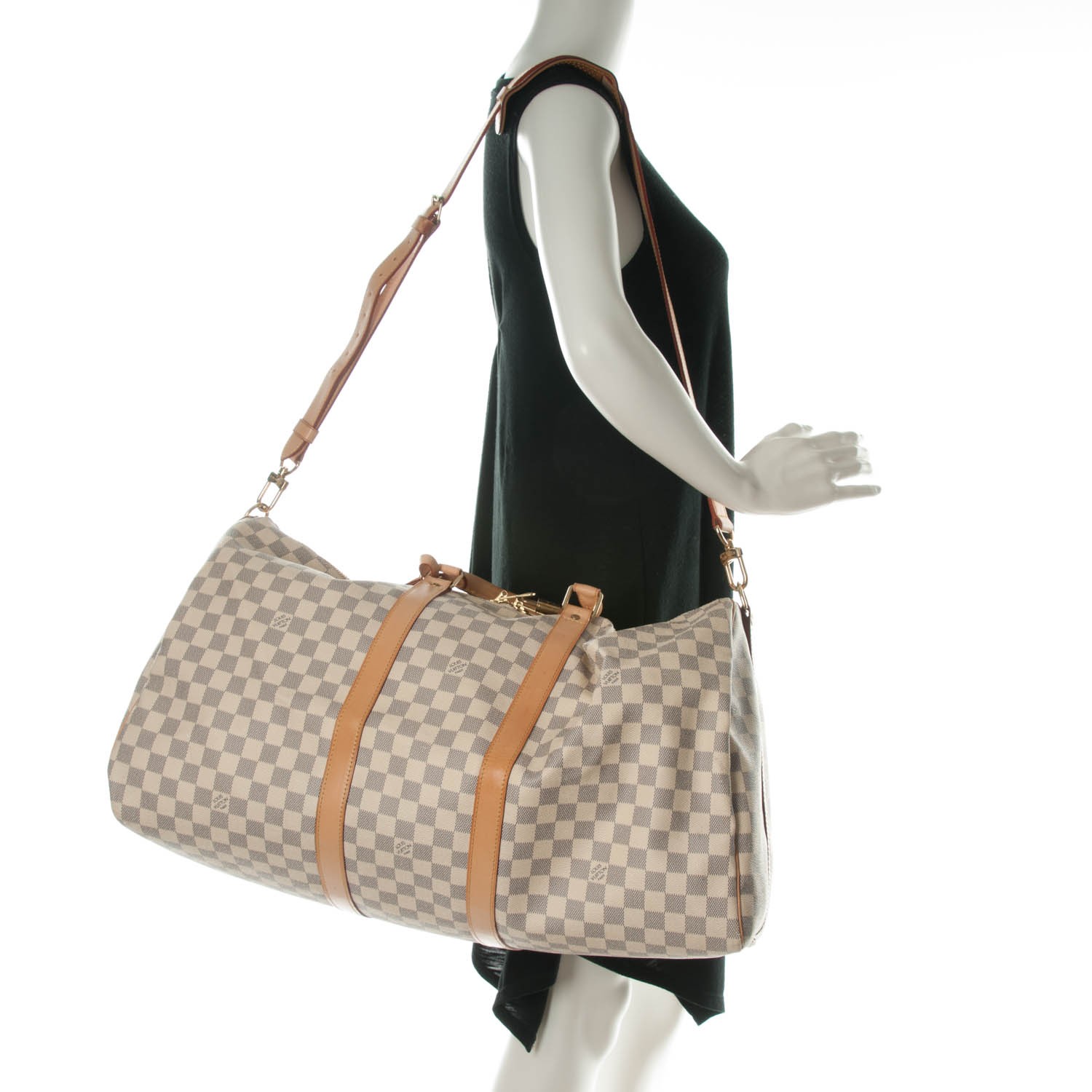 louis vuitton damier azur keepall 50