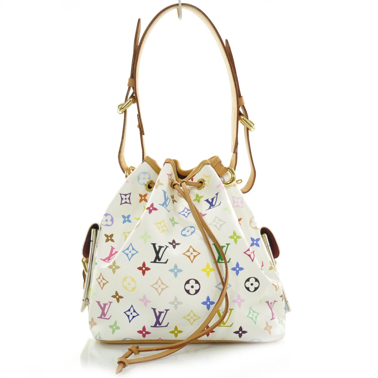 WHAT'S IN MY BAG 2020  LOUIS VUITTON PETIT NOE MULTICOLOR DESIGNER DUPE  FIND AT DHGATE 