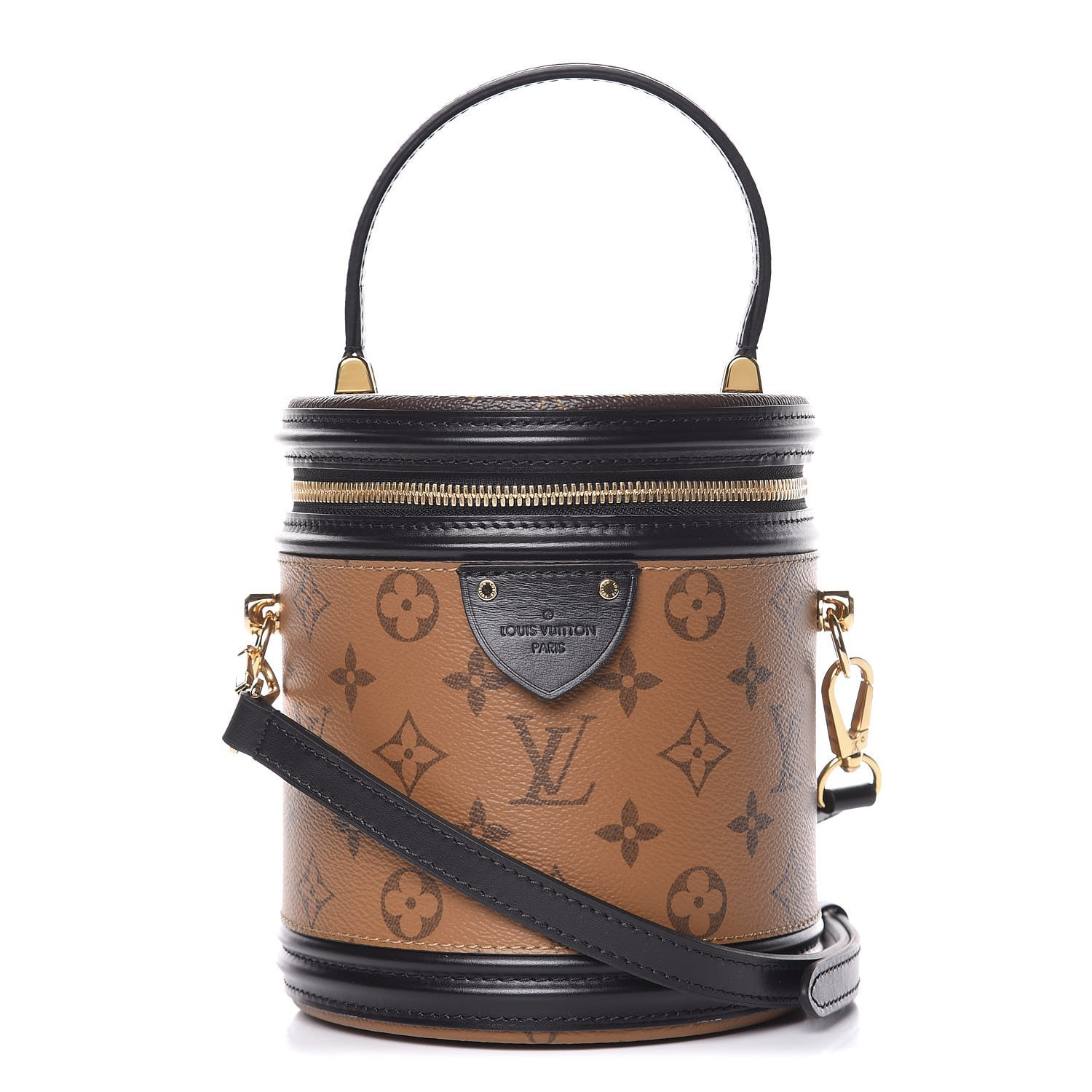 Cannes leather handbag Louis Vuitton Black in Leather - 34356069