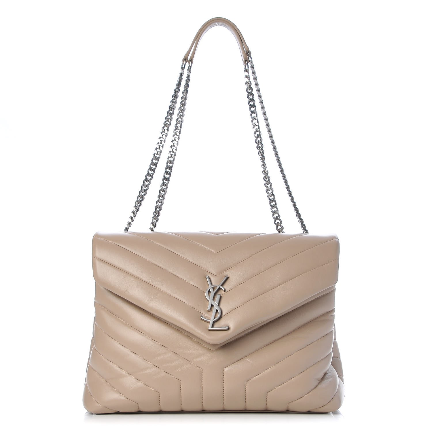 ysl medium loulou beige