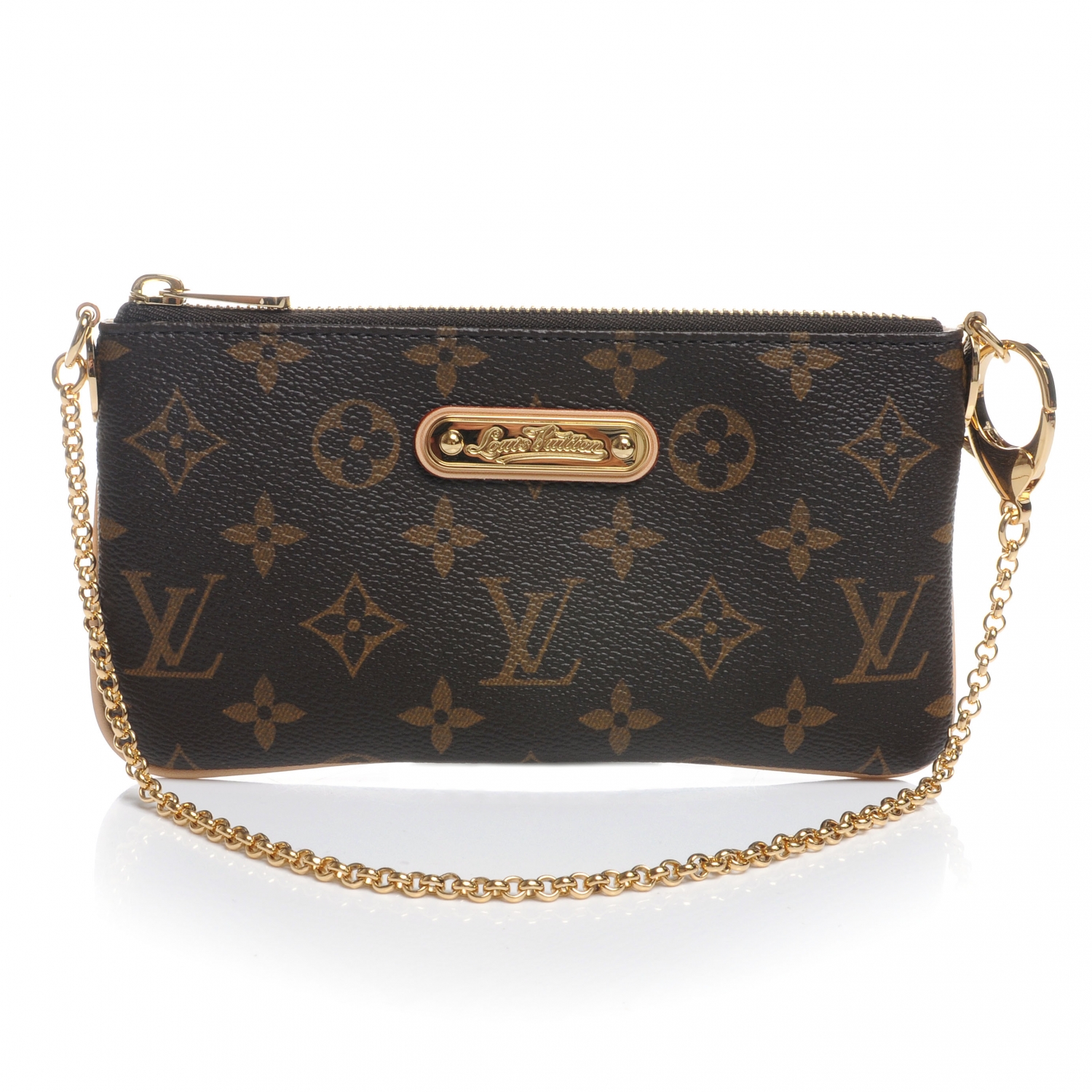 LOUIS VUITTON Monogram Milla Clutch MM 47725