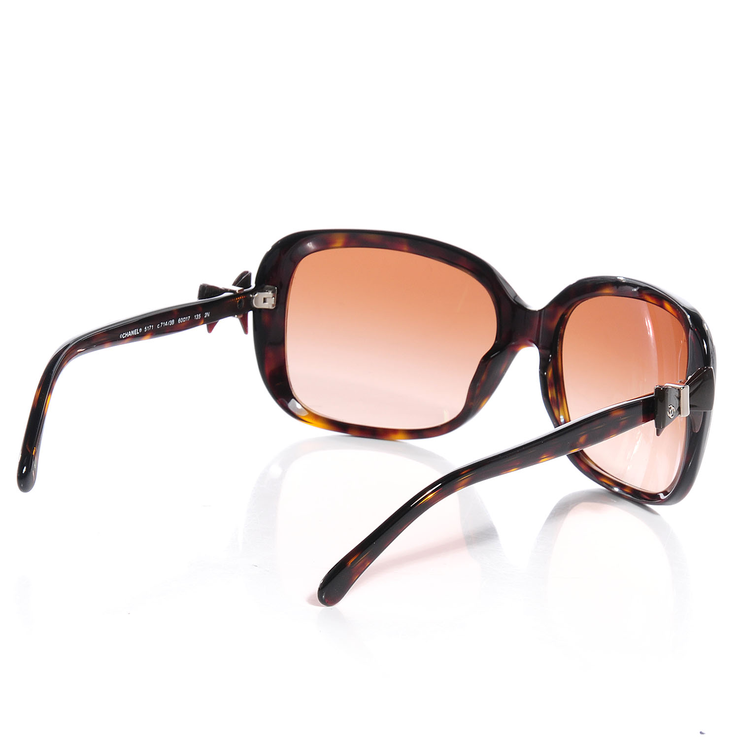 Chanel 5171 2024 Tortoise brown BOW Sunglasses