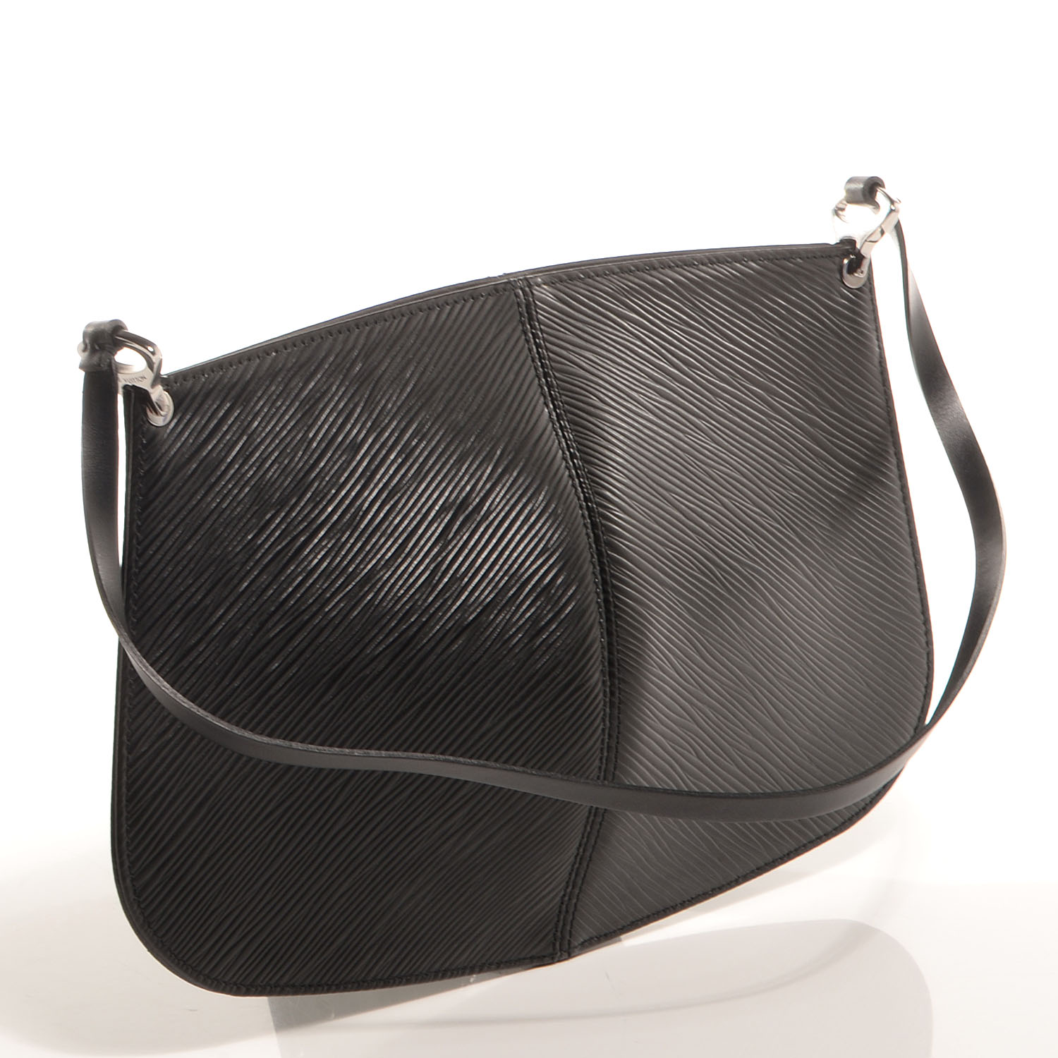 Sold at Auction: Louis Vuitton Black Epi Leather Demi-Lune